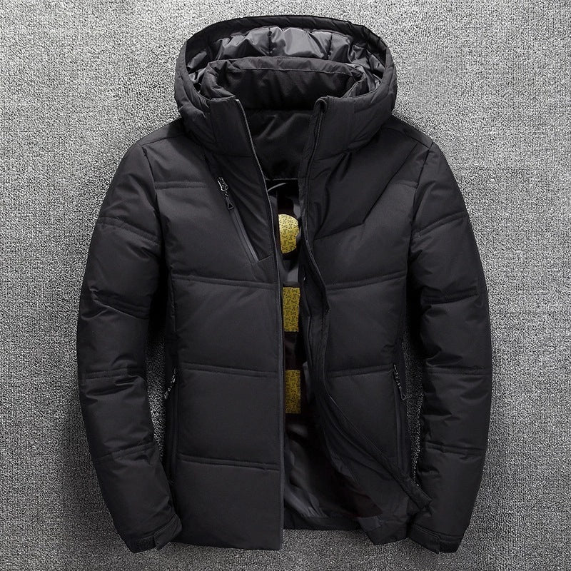 Slim thick down jacket