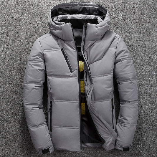 Slim thick down jacket