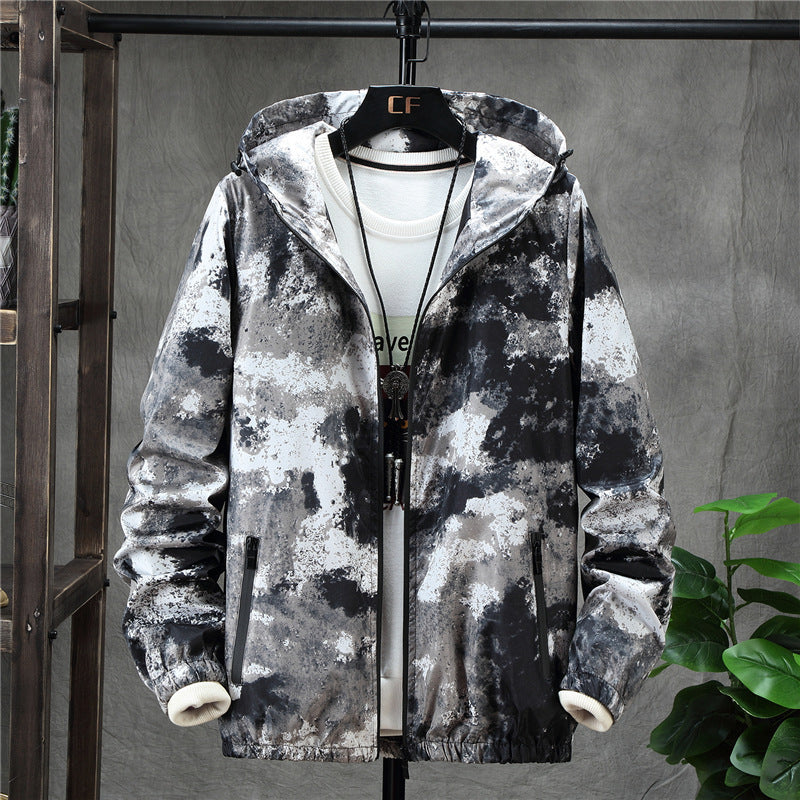 Trendy Patchwork Camouflage Jacket