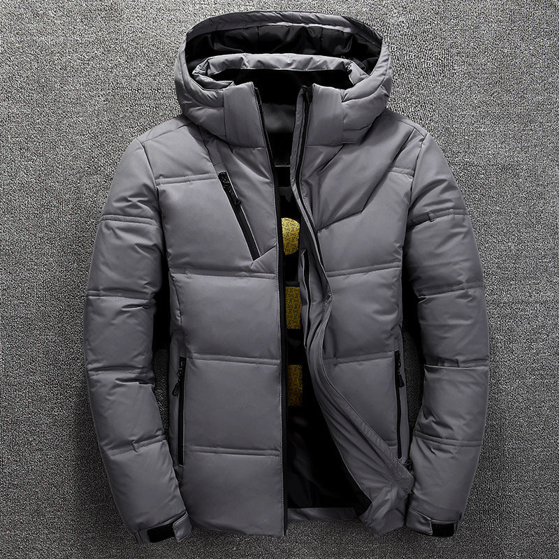 Slim thick down jacket